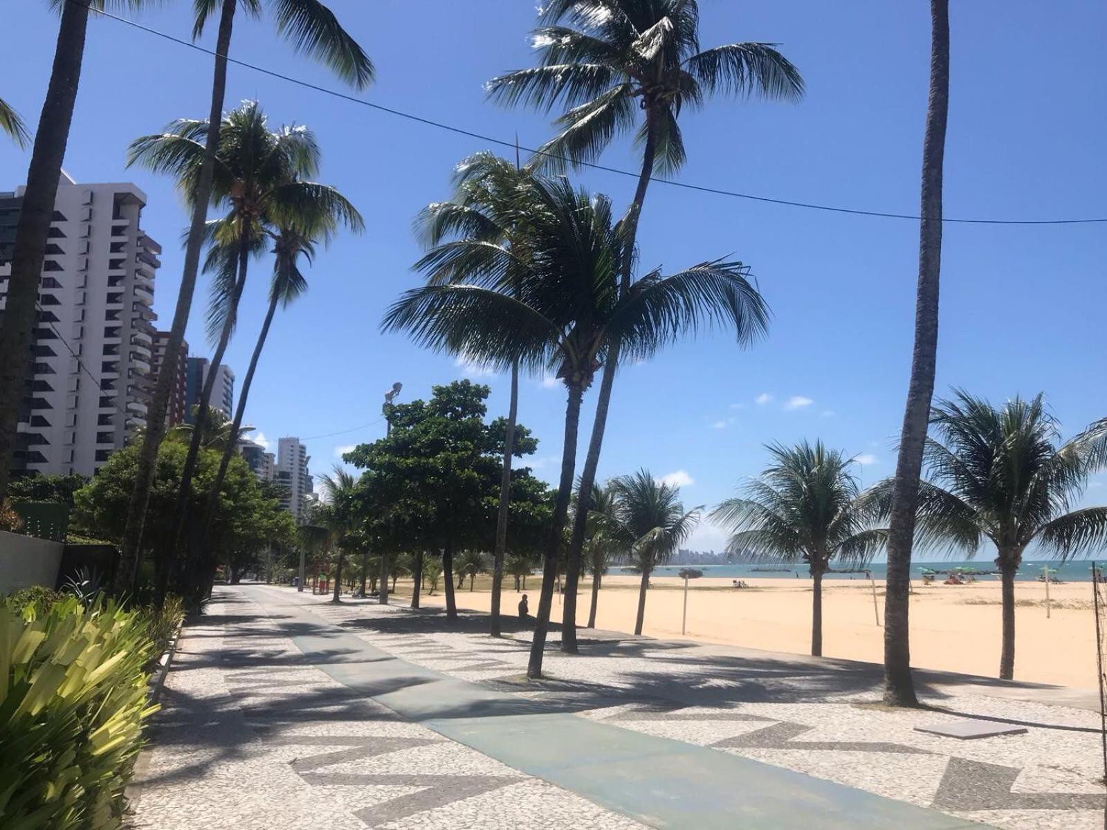 Apto Beira Mar Prox de Recife Exterior foto